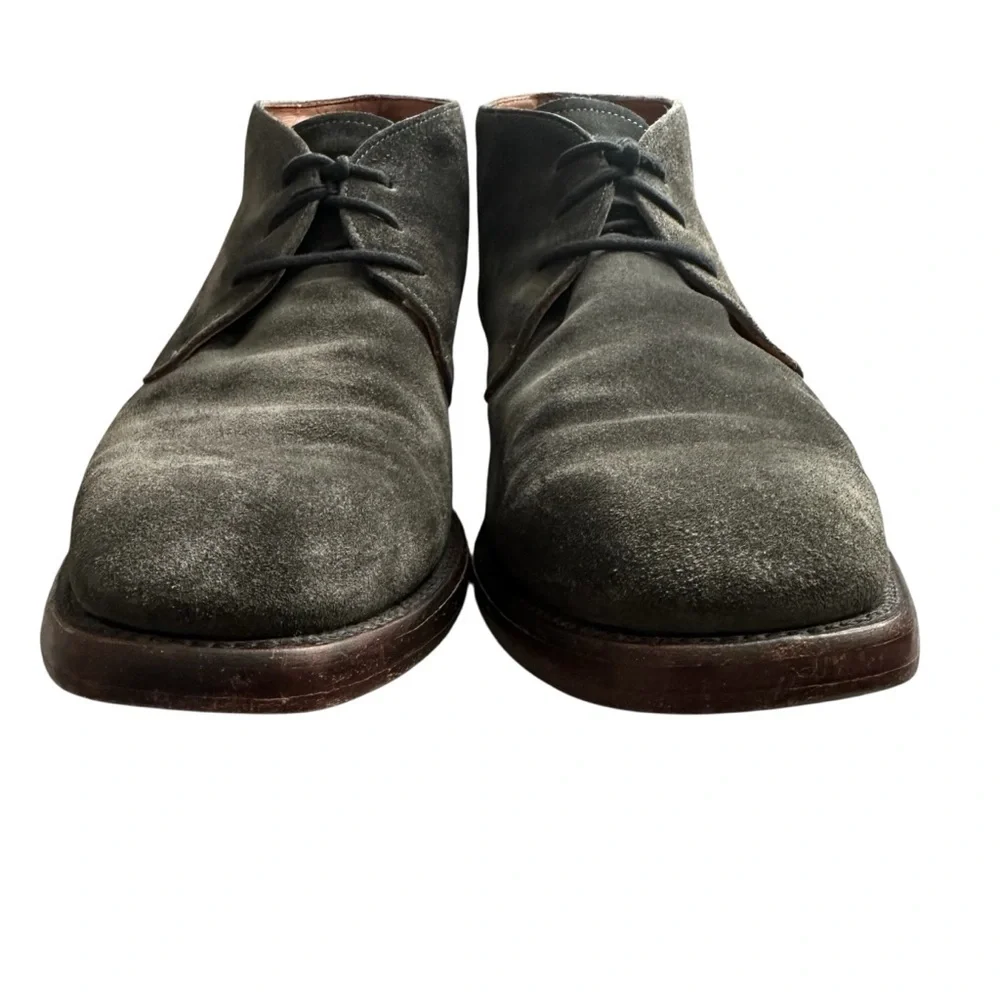 FRYE CHARCOAL SUEDE WESTON CHUKKA BOOTS SIZE 12